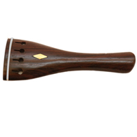 Round Model Tailpieces with WHITE fret and Rombhus Inlay ROSEWOOD