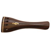 Round Model Tailpieces with GOLD fret and Treble Claf Inlay ROSEWOOD