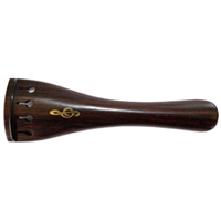 Round Model Tailpieces with BLACK fret and Treble Claf Inlay ROSEWOOD