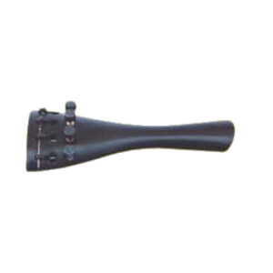 Round Tailpieces EBONY with METAL adjuster and Black Screw (Pusch Model)