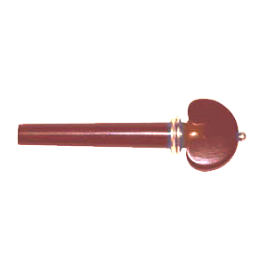Heart Model Pegs Gold Pin And Coller Rosewood
